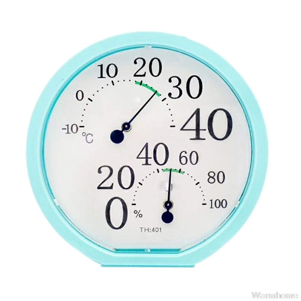 Wall Hang Temperature Humidity Monitor Indoor Outdoor Thermometer Hygrometer No Battery Required Hanging & Stand