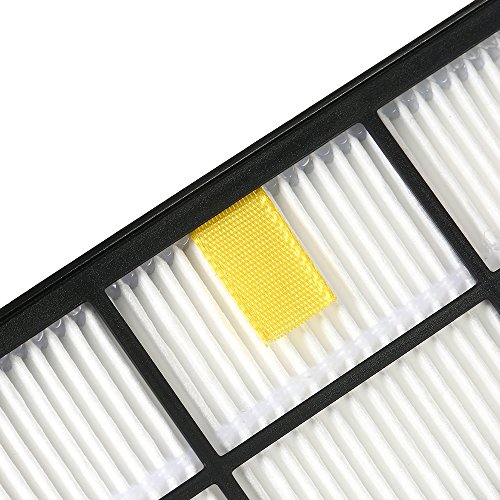 Decdeal Pacote de 12 kit de acessórios de substituição para o aspirador iRobot Roomba série 800 e 90