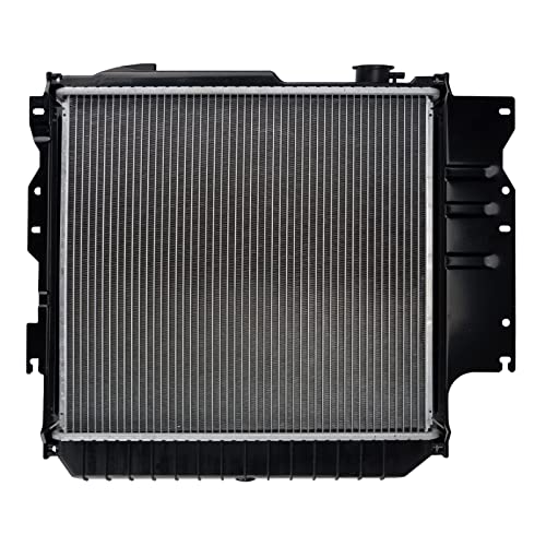 Image of PHILTOP Automotive Replacement Engine Radiator for 1987-2006 Wrangler(w /o Quick Disconnect Fittings) External Transmission Oil Cooler Included