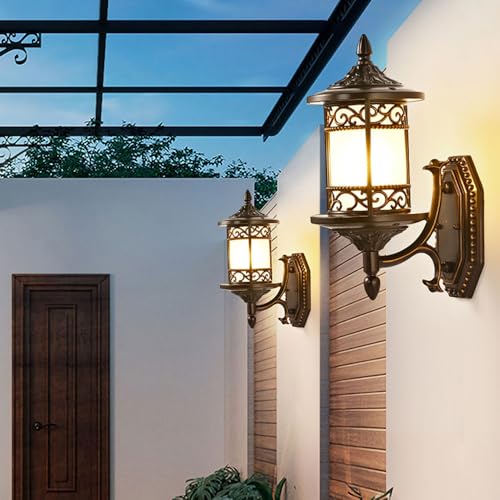 Applique extérieure murale E27 imperméable luminaire applique de façade jardin - 4