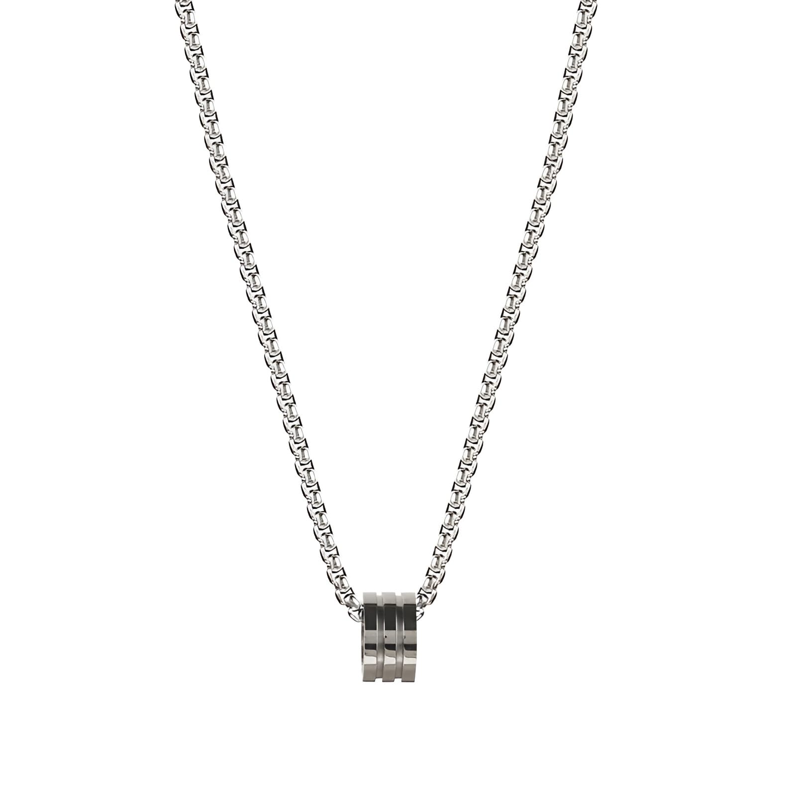 Titanium Steel Pendant Necklace for Men & Women | Non-Fading Geometric Chain | Hip Hop Streetwear Jewelry | Waterproof Anti-Tarnish Unisex Fashion Accessory | Gift Necklace-image-36
