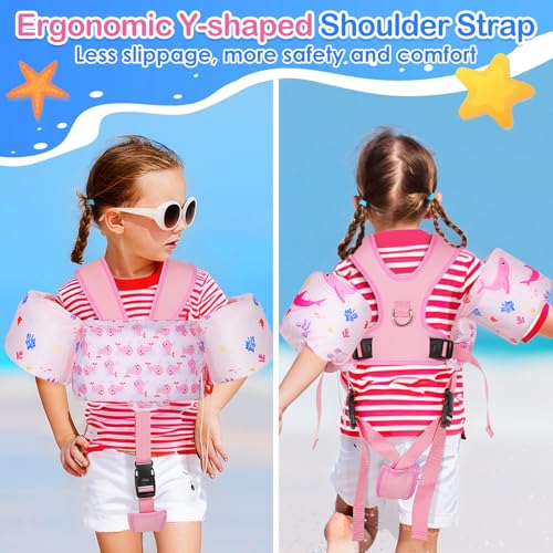 Image of MoKo Toddler Swim Vest for 20-30-50lbs, Kids Swim Arm Band