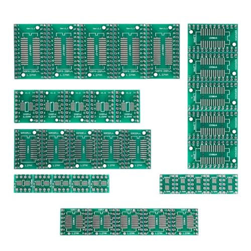 Kit de Placa PCB de 35 Piezas Adaptador SMD a Dip para Prototipos de Electrónica 2