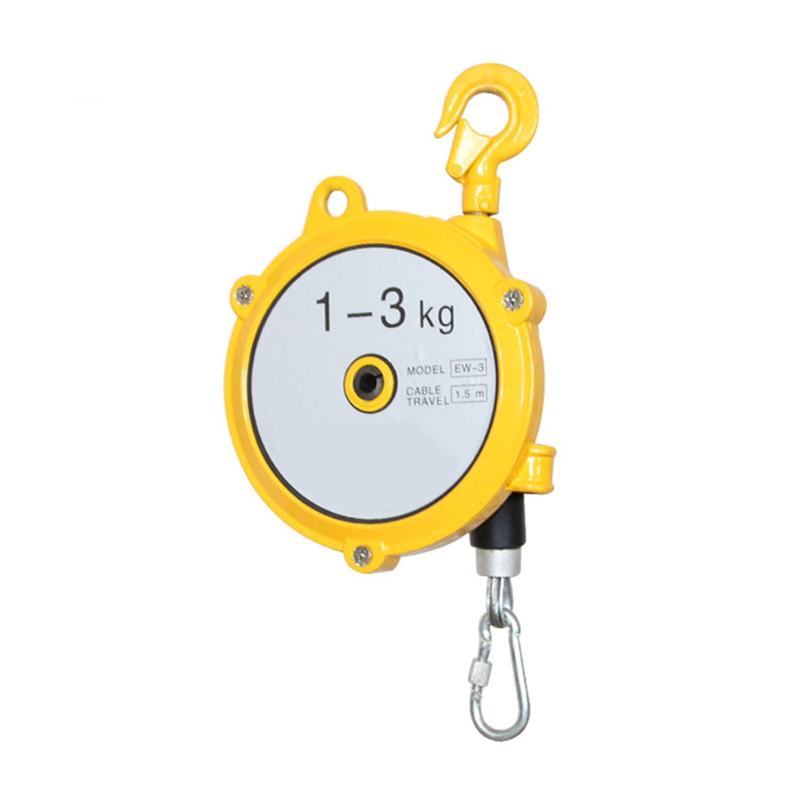 1 Stück Hochleistungs-Einzugsfederbalancier mit Haken/Drahtseil – 1,5 m Werkzeughalter for Werkstatt/Montagelinie(1-3kg)
