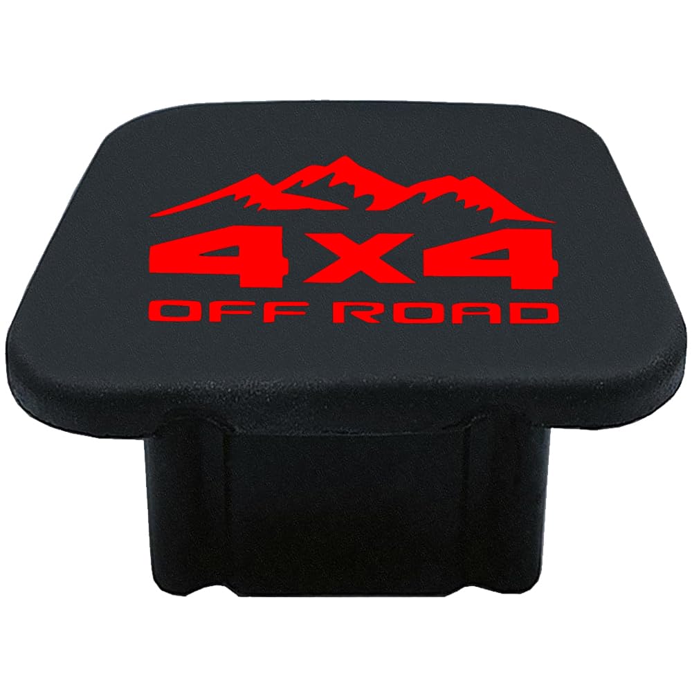 Trailer Hitch Tube Cover Plug Cap Compatible with 4x4 Off Road,Rubber Receiver Tube Hitch Plug,Trailer Hitch Cover