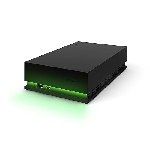 Seagate Game Drive Hub 8TB, Externe harde schijf, USB 3.2 Gen 1, Xbox-gecertificeerd, Groene ledverlichting, Rescue-Services (STKW8000402) - 8tb - Xbox
