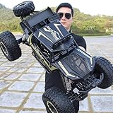 ZLSXAOASP RC Buggy 1/8 Grande Auto telecomandata, Fuoristrada 4WD Rock Crawler, Veicolo Elettrico da 2,4 GHz, Camion da Arrampicata per Tutti i Terreni, Regalo Giocattolo per Bambini e Adult