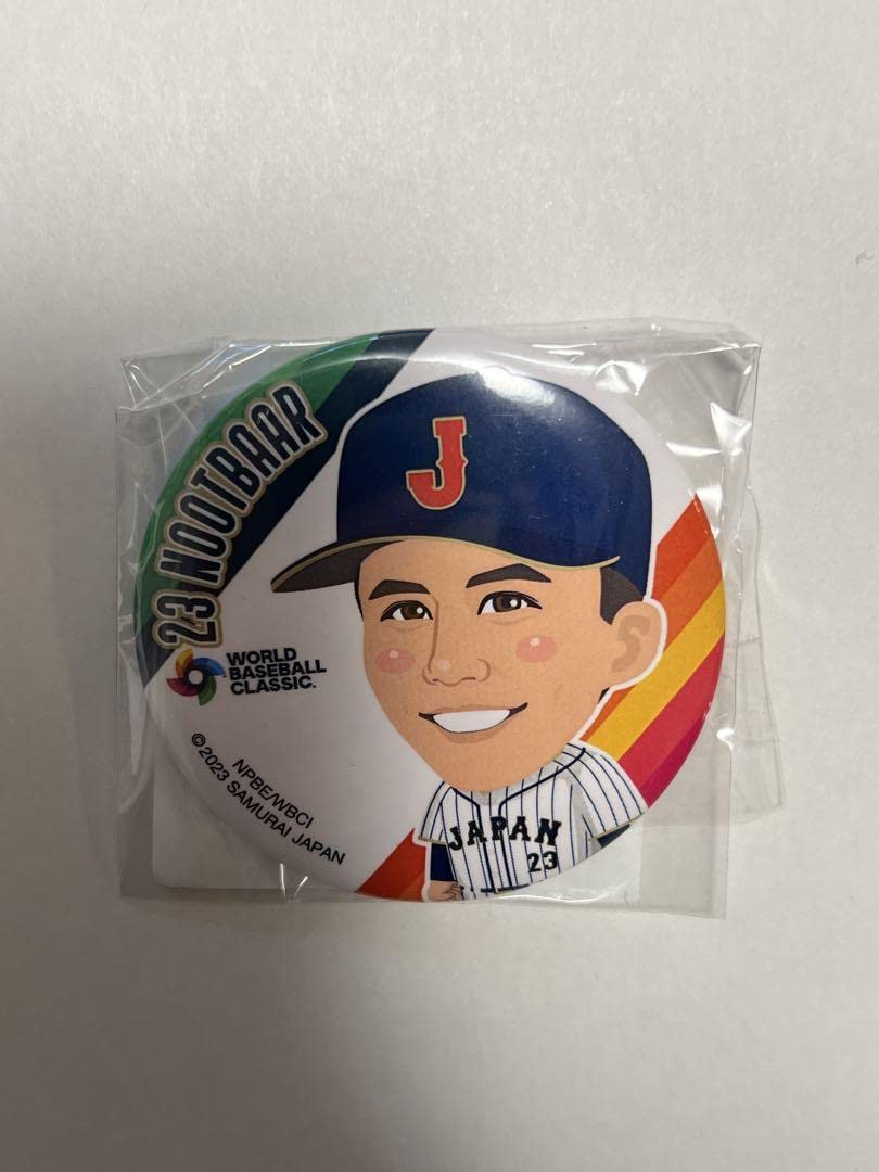 WBC 2023 侍ジャパン　缶バッジ Amazon | 23ラーズヌートバー WBC侍ジャパン ガチャ 缶バッジ | バッジ