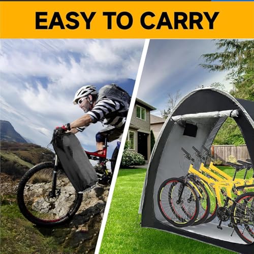 Cobertizo para herramientas y bicicletas unible con protección impermeable total 7