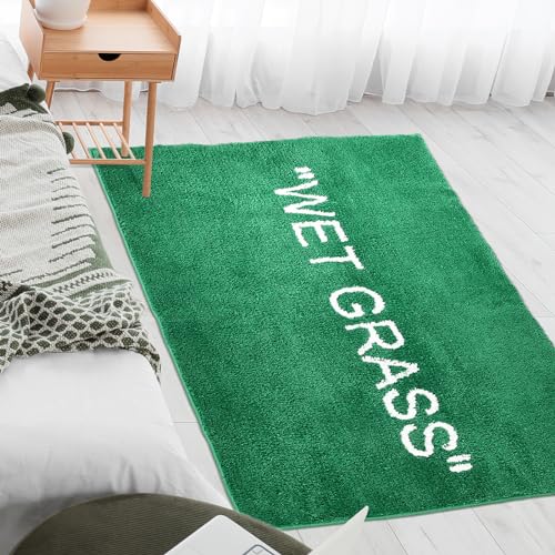 Tapete decorativo verde para dormitorio 120x80 cm miniatura 3