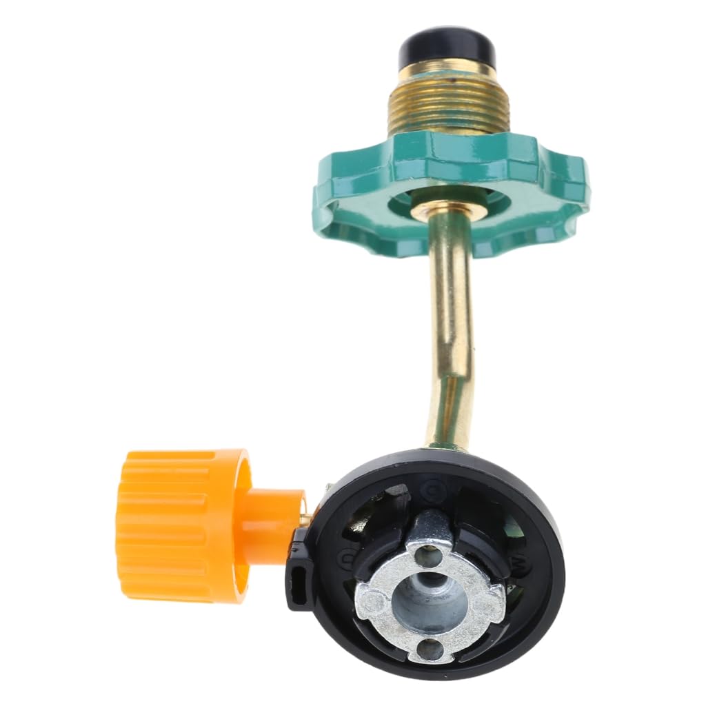 Jiqoe Gas Stove Butane Propane Refills Adapter Outdoor Camp Gas Butane Cylinder Tank Coupler Refills Adapter Connector Valves