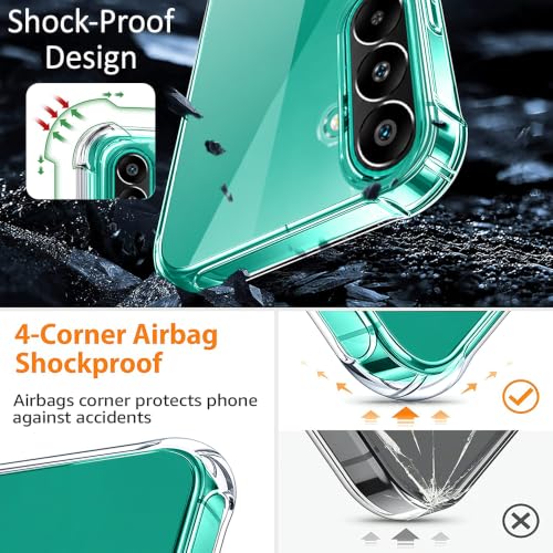 Image of TheGiftKart Crystal Clear Back Cover Case for Samsung Galaxy F70 Pro 5G | 360 Degree Protection | Shock Proof Design | Transparent Back Cover Case for Samsung F70 Pro 5G (PC & TPU, Transparent Bumper)