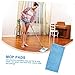 Hemobllo Microfiber Mop Replacement Head Extra Super Absorbent Flat Mop Pads for Wet Dry Cleaning Hardwood Tile Laminate Carpets Machine Washable for Floor and Baseboard Crevices