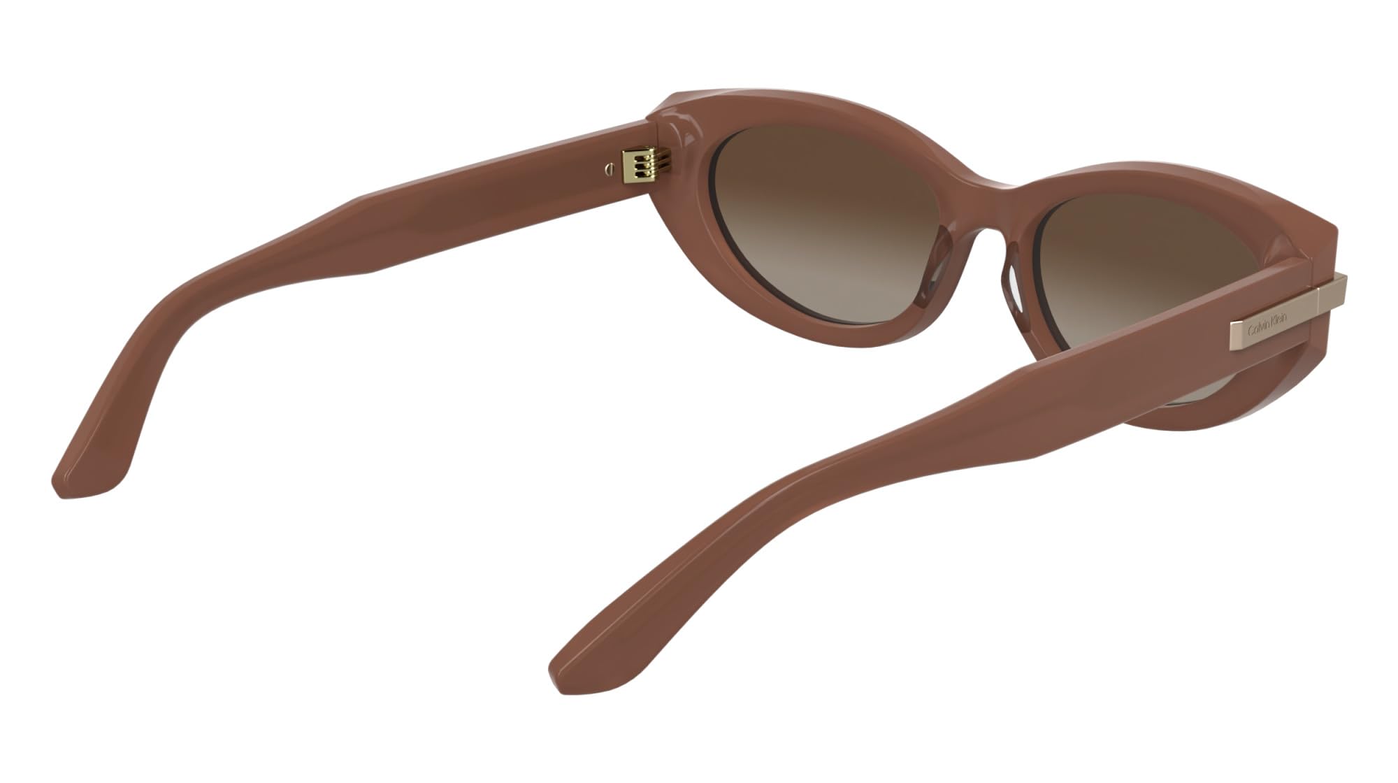 Calvin Klein Women's Sunglasses CK25502S - Opaline Rose with Gradient Brick Lens