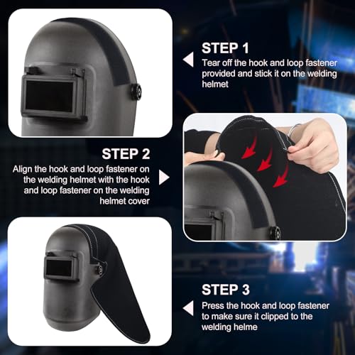 Cubre casco para soldar Vercraft 2 piezas en algodón retardante miniatura 3
