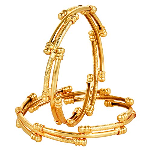 Plated Bracelet Bangles Set For Women (2.4)