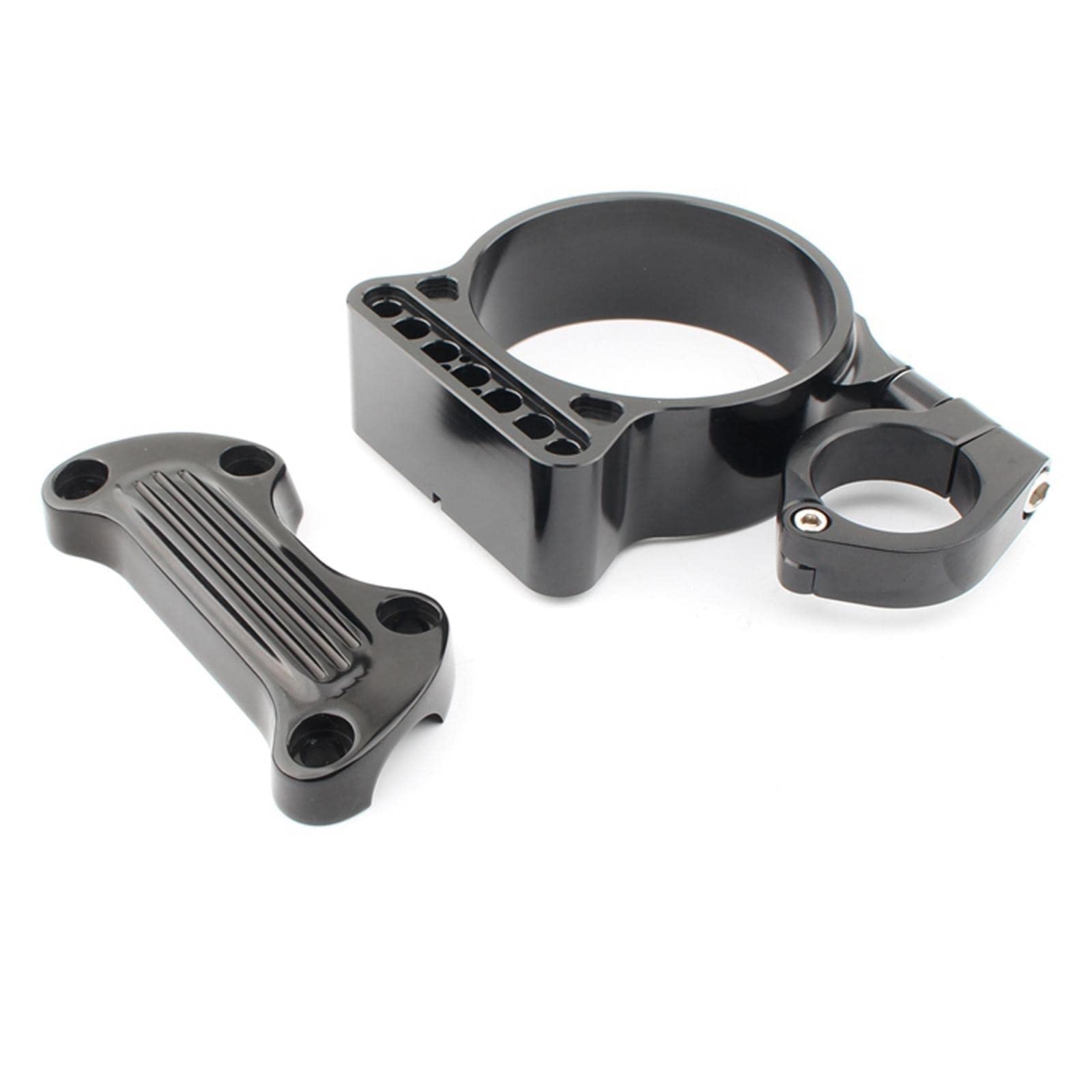 Speedo Relocation Bracket Bar Riser for Harley Sportster XL 883 Black-picture-18
