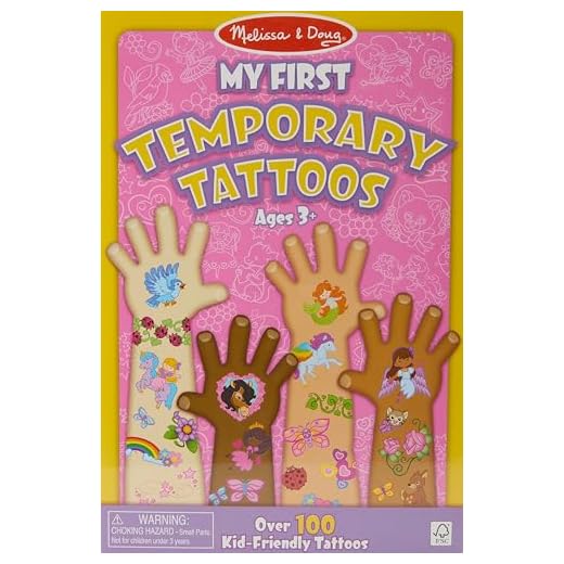 Melissa & Doug-Mis Primeros Tatuajes Provisorios, multicolor (2946)
