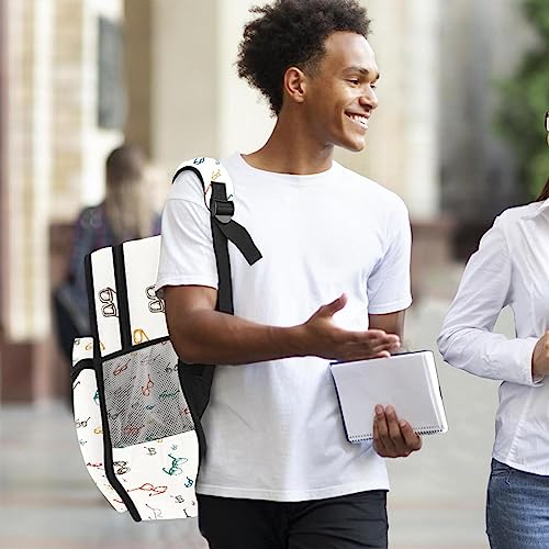 Sac à dos garçon blanc et multicolore 35cm avec bretelles confort réglables - 6