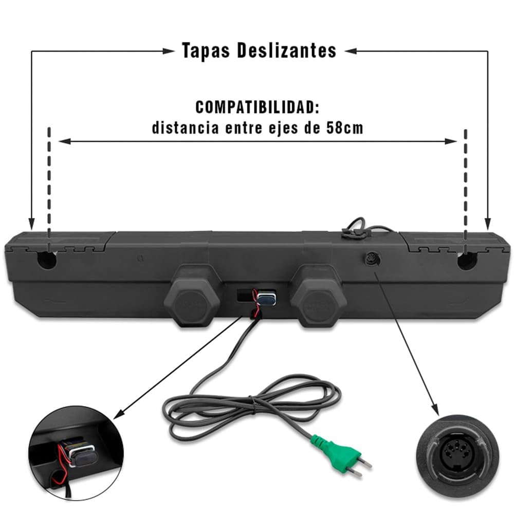 Ventadecolchones - Motor para Cama Articulada Germany con Mando con Cable | Compatible con Motor OKIN