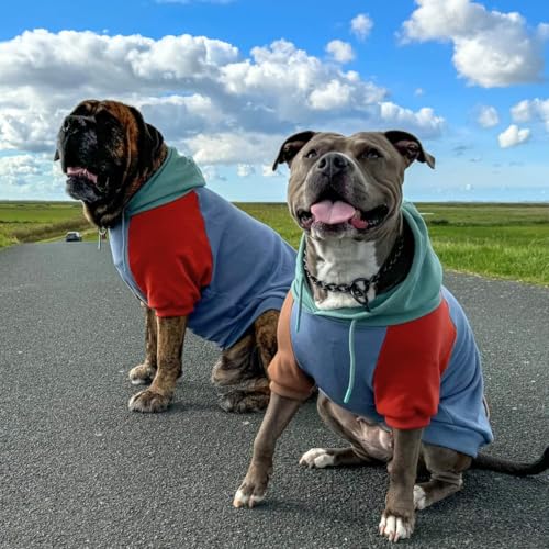 Image of Spark Paws Dog Hoodie - Premium Dog Sweater for Small, Medium, and Large Dogs | Warm Outfits for French Bulldogs, Pitbull, Puppy, Winter Jacket Alternative - Alpine - 4XL
