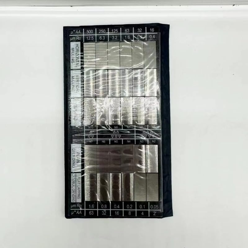 Metalworking Surface Roughness Comparison Samples Laptop Roughness Comparison Blocks for Machinery Manufacturing