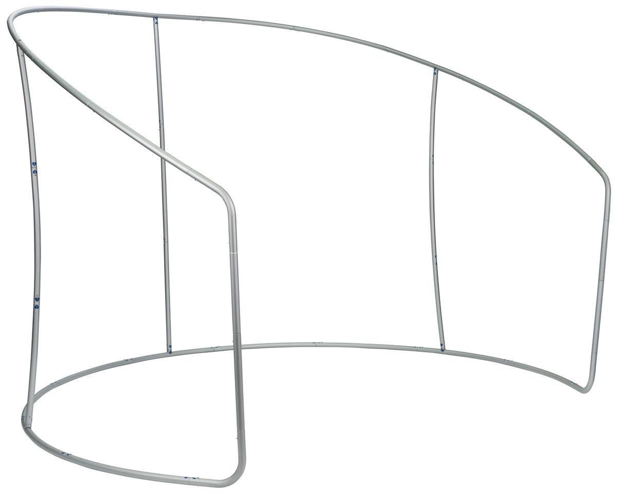 Amazon.com: Displays2go Curved Banner Stands, Foor Standing, Curved Design  – Silver Finish (SCSAPW90) : Industrial & Scientific