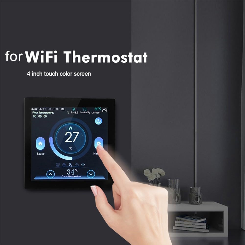 WLAN Fußbodenheizungsregler Gas Kessel Steuerung App(White)