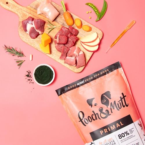 Pooch & Mutt - Getreidefreies Primal Hundetrockenfutter mit hohem Proteingehalt, Wildschwein-Geschmack, 1,5 kg