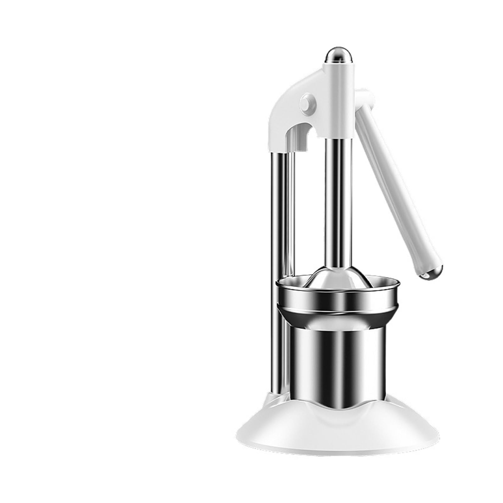Exprimidor manual for el hogar exprimidor de frutas jugo prensado a mano exprimidor de Granada fresco exprimidor de limón y naranja(White)