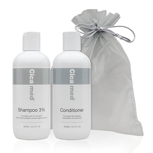 Tratamiento de pérdida de cabello, champú 3% Procapil y acondicionador Set, Cicamed Organic Science