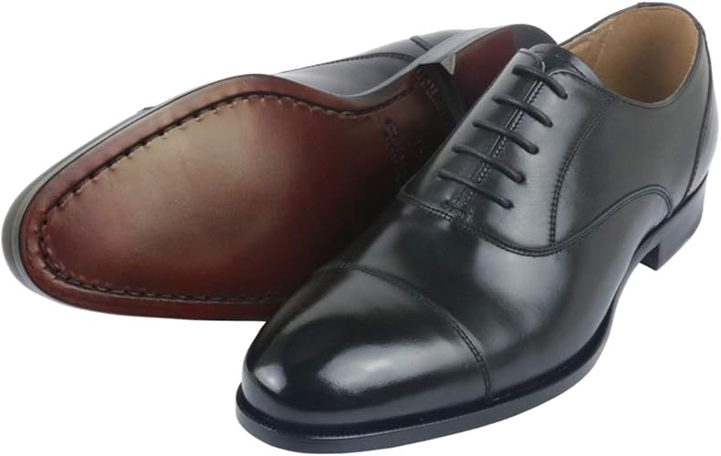 Amazon バロニアル 本革ビジネスシューズ メンズ 日本製 革底 マッケイ製法 内羽根 ストレートチップ キップレザー ブラック ブラウン Brv11 ビジネスシューズ Amazon バロニアル 本革ビジネスシューズ メンズ 日本製 革底 マッケイ製法 内羽根 ストレートチップ キップレザー ブラック ブラウン Brv11 ビジネスシューズ