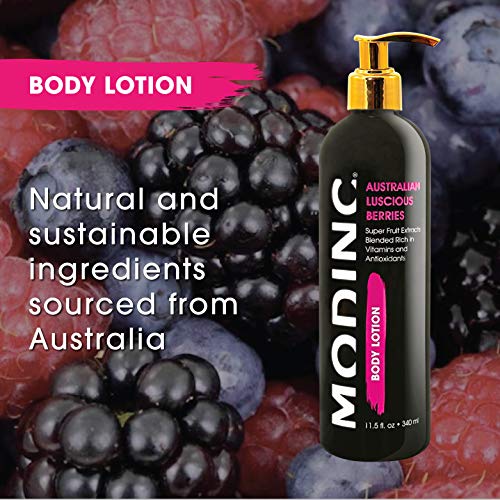 Modinc MOD-BLLB11.5OZ Luscious Berries Body Lotion Luxury Moisturizing Australian Formulated thumb #3