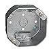 Thomas & Betts 54171-CFB Pre-Galvanized Steel New Work Drawn Ceiling Fan Support Box 4 Inch x 4 Inch x 2-1/8 Inch 22 Cubic-Inch Steel City