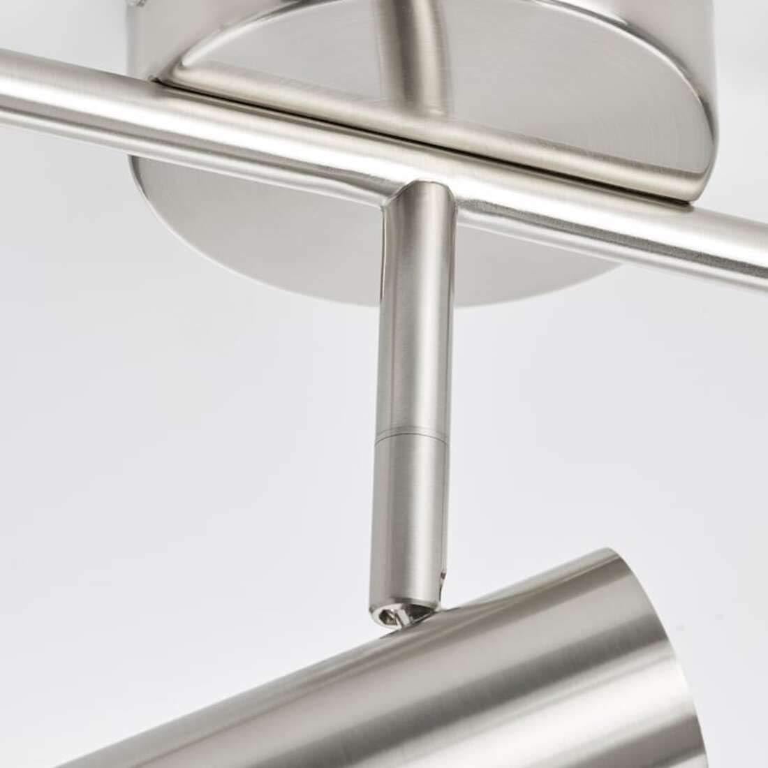 Ikea VIRRMO Ceiling Track, 3 Adjustable Spots, Nickel-Plated, 62