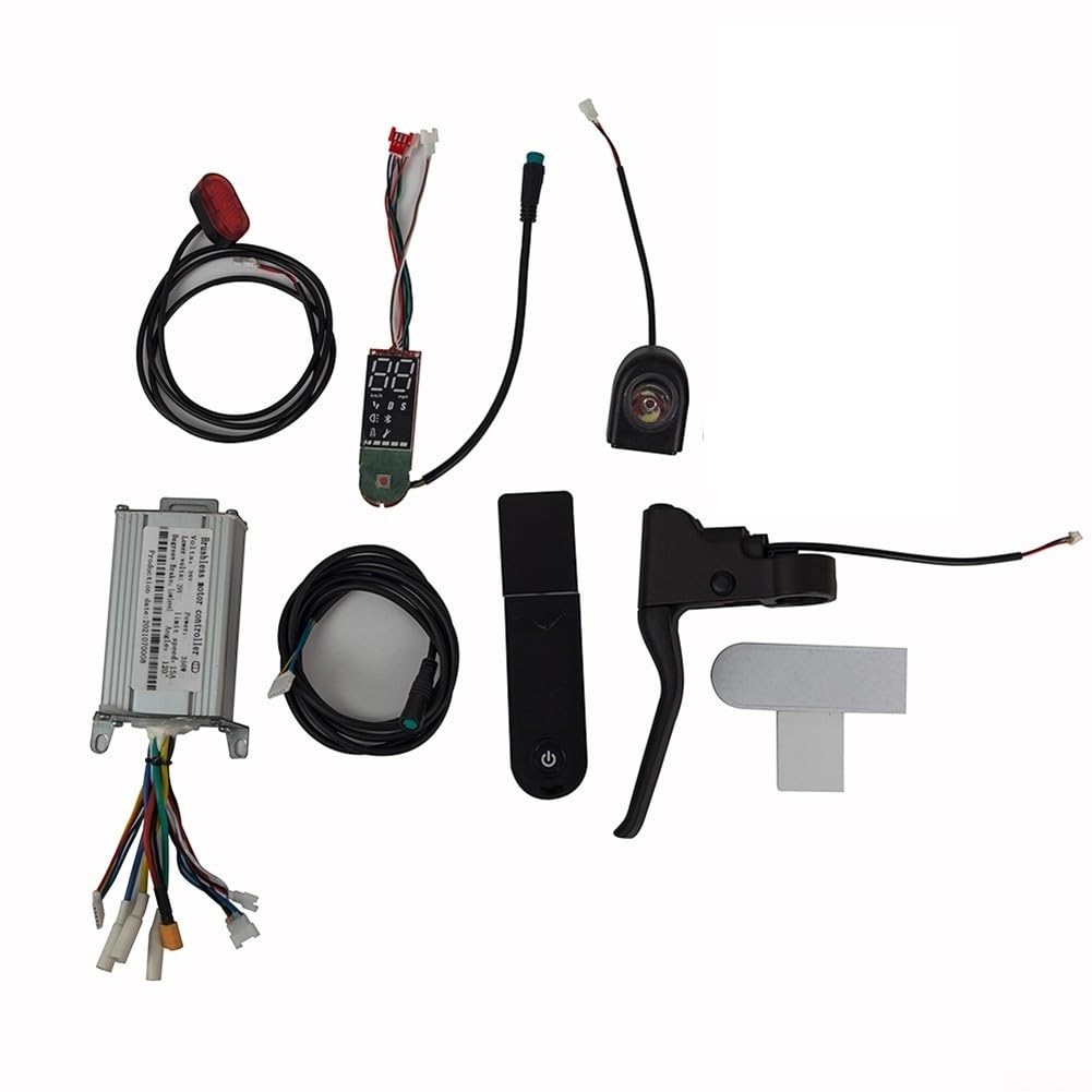 Scooter Controller Board Motherboard, Accelerator Scooter with Led Display,Skateboard Motherboard Controller with APP Hover Board Controller(D)