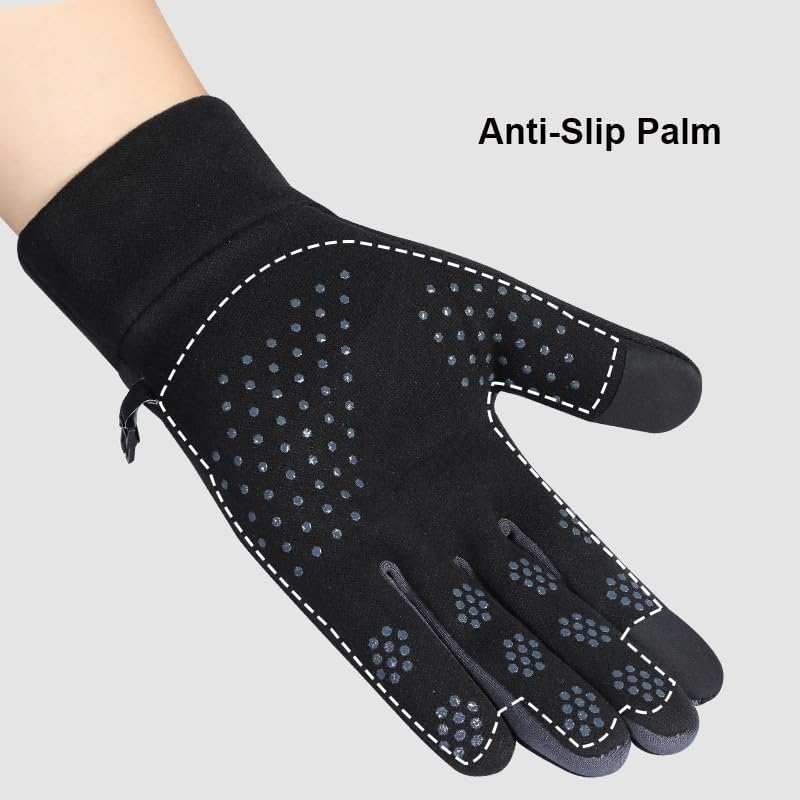Men & Women Winter Touch Screen Gloves, Warm Thermal Running Cycling Driving Gloves - Image 6