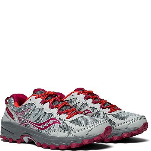 Saucony Women's Excursion Tr11 Running Shoe, Grey Pink, 8 Wide Us #TOP4
