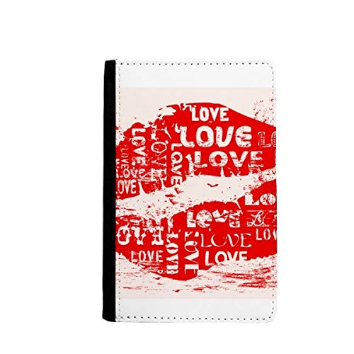 Portefeuille de voyage Love Kiss de Saint-Valentin aux finitions luxe