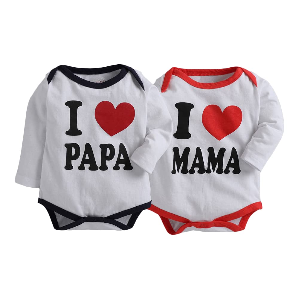 HopscotchBoys and GirlsText Print Bodysuit - Pack Of 2 In White Color