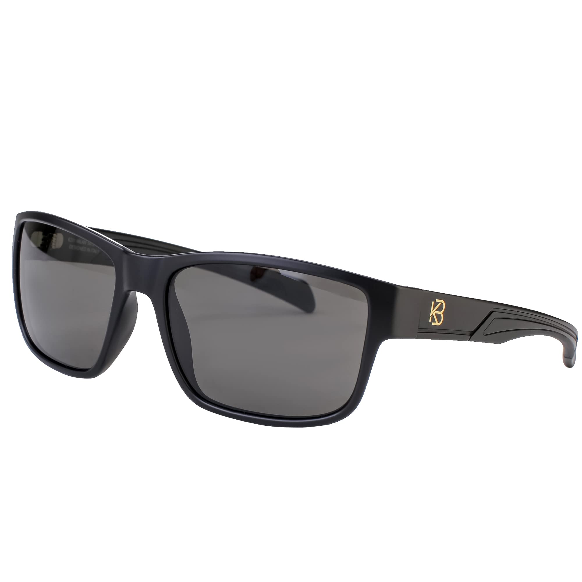 BUNVICK Gafas de Sol Genuinas de Vidrio Polarizadas de Alta Definición Hombres y Mujeres, Diseño Italiano, Anti-reflejo, UV400, Lentes de Vidrio Verdadero Corning