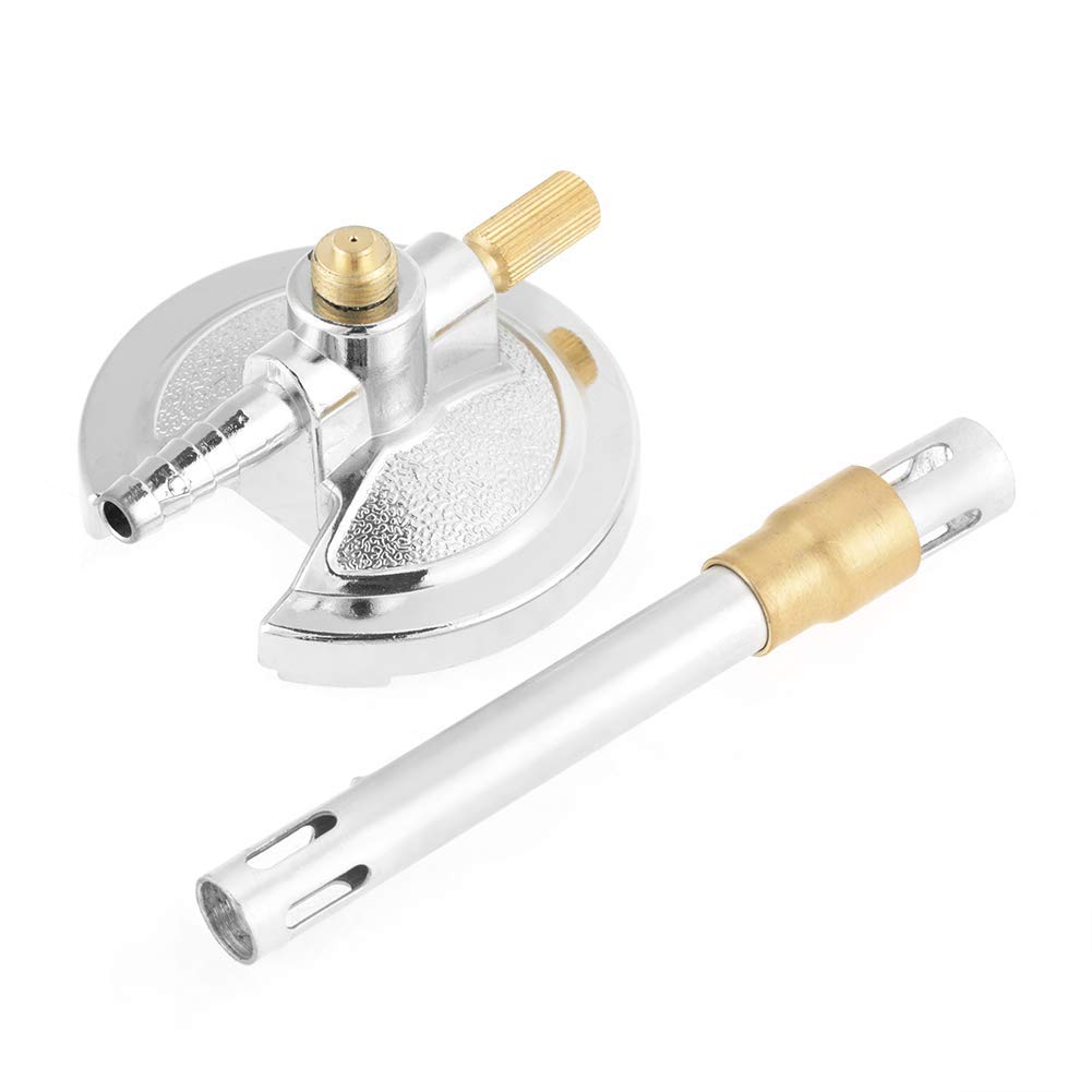 Bunsen Quemador, Micro compacto de un solo tubo Bunsen Quemador estándar, Gas Light Bunsen Quemador, para laboratorio de propano líquido, equipo de calefacción, soldadura, ect