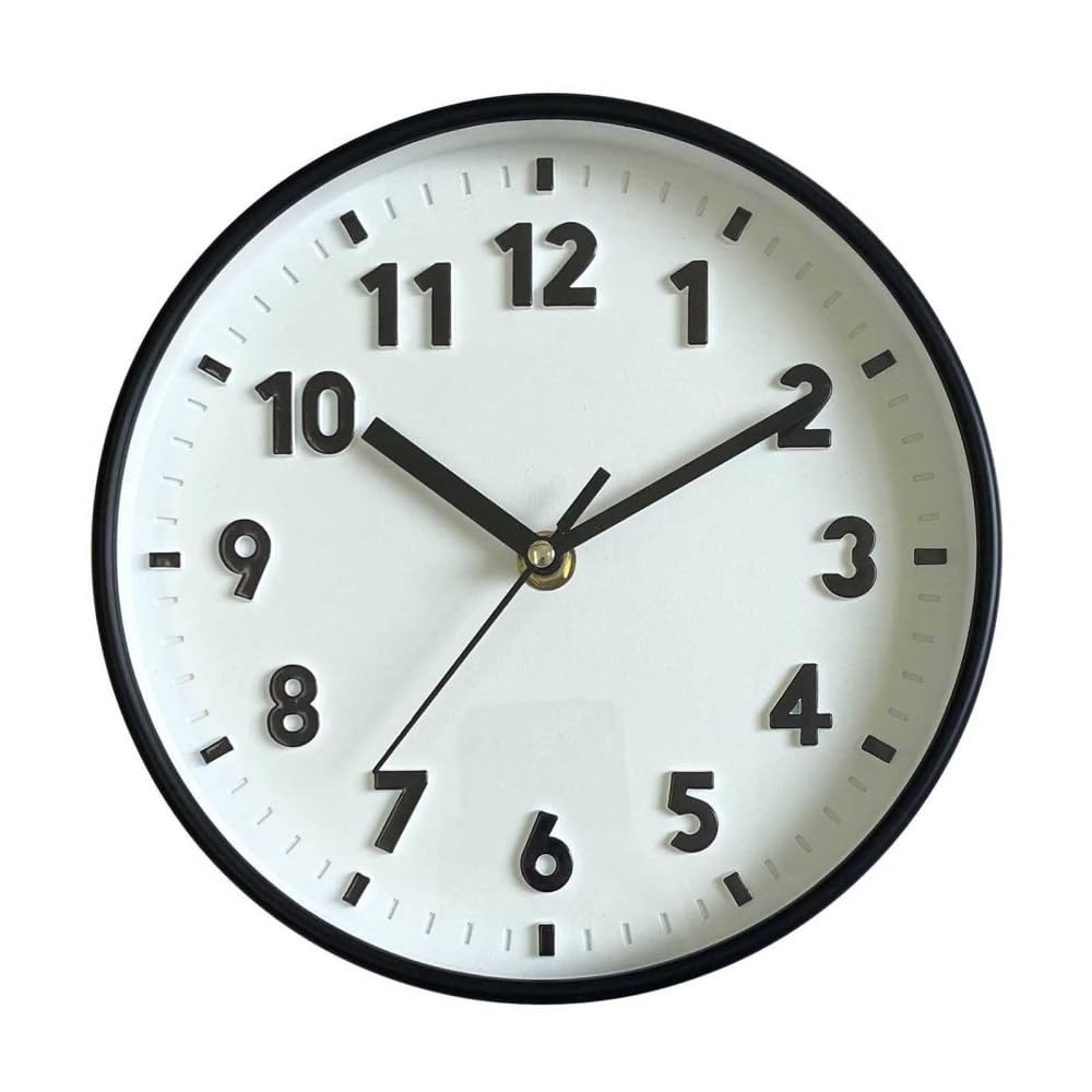 Wechoide 8 Inch Living Room Home Wall Clock Candy Color Silent Home Clocks Ornament for Kitchen Home Office