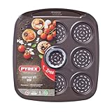 Pyrex - Asimetria - Plat à 9 Mini Pizza sans Emporte Pièce en Métal Ø 6.50 cm...