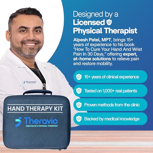 Hand Therapy Equipment for Rehabilitation and Recovery – Hand Therapy Kit with Grip Strength Trainer, Finger Strengthener & Exercise Balls for Arthritis, Carpal Tunnel and Physical Therapy by Theravio - Image 3