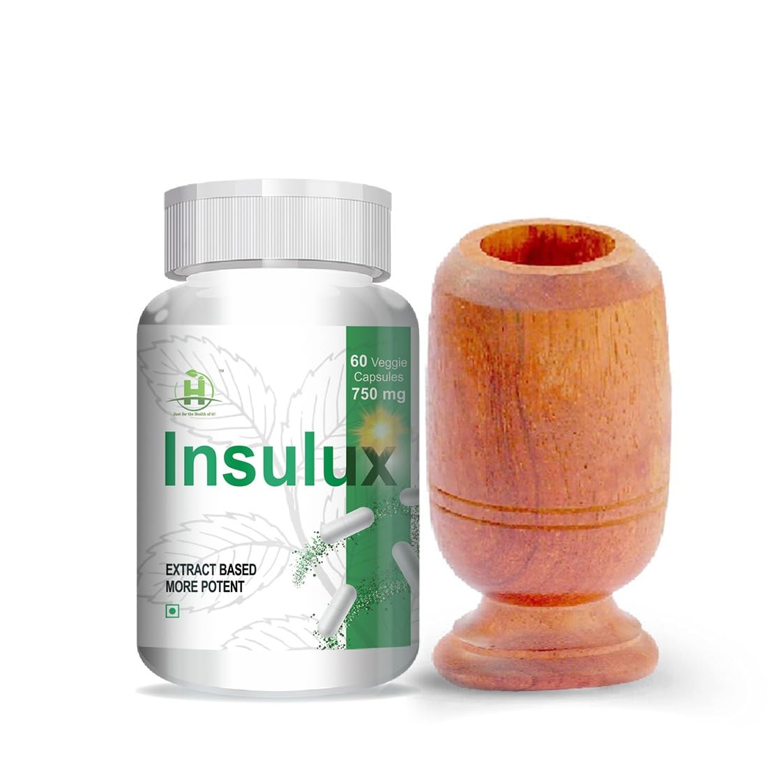 Healthy Nutrition - Just for the Health of it Insulux Blood Sugar Supplements Supports Overall Health 750Mg Veg (60 Capsules) With Vijaysar Tumbler (B0C2535QV5) Amazon Price History, Amazon Price Tracker