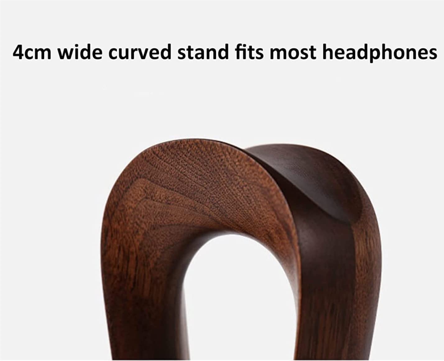 Gaming Accessori Supporto per Cuffie in Legno Testurizzato Supporto per Cuffie in Legno Massello Conservazione per Tutte Le Cuffie Stand Over-Ear da Gioco(Beech)