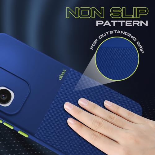 Image of AIBEX Premium Back Cover Case Compatible for Vivo T5 Pro 5G | Scratch & Drop Tested Shockproof Matte Texture Case with Soft Microfibre Lining | Slim Fit Cover with Anti-Scratch Finish - Blue