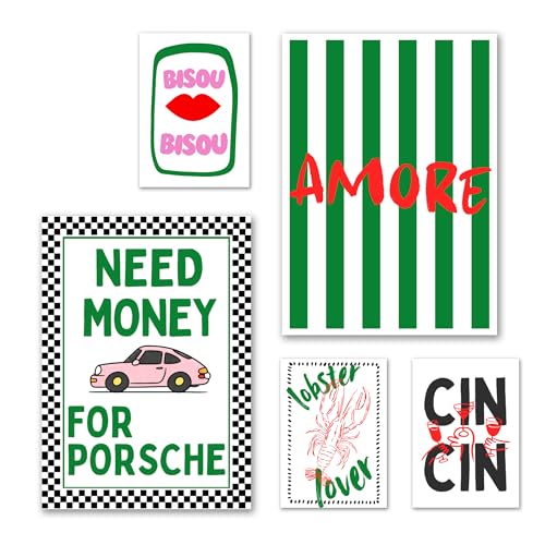 Affiches Pop Art Vert pour habiller un mur vide avec style format A3