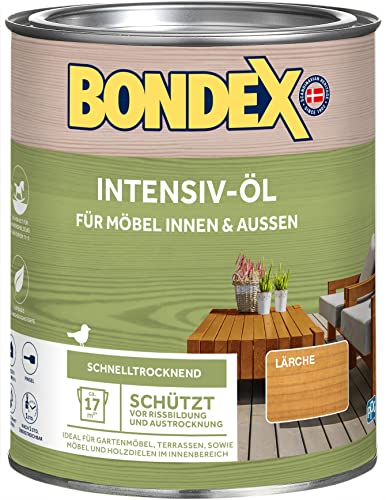 0,75L Bondex Intensivöl lärche Intensiv Öl Holzöl Holzpflegeöl Holz